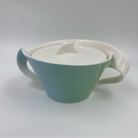 Villeroy & Boch New Wave Sugar Bowl Lagoon - Discontinued